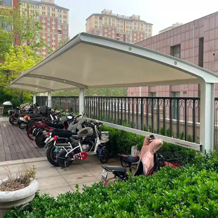 滁州膜结构电动车棚